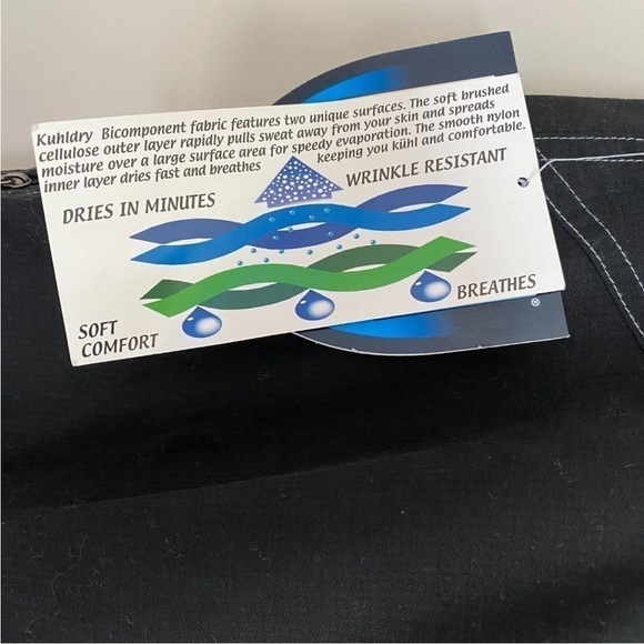 Kuhl Women's Cabo Capri Size L Black Soft Comfort Outdoor - Picture 10 of 13